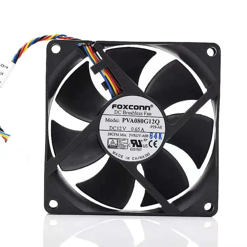 for Foxconn 8025 12V 0.65A 8cm Original Imported Cooling Fan Low Price