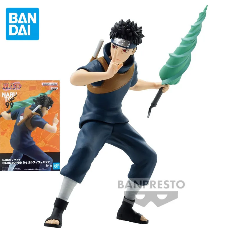 BANDAI Original NARUTO Anime Figure NARUTOP99 Uchiha Shisui Action Figure Toys For Boys Girls Kids Gift Collectible Model