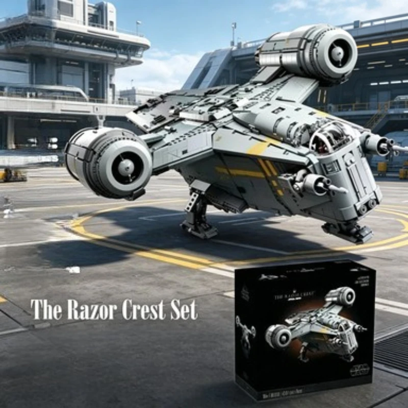 

75331 Bandai Razor Crest Spaceship 6187PCS Building Toy Model Kit Home Decor Party Guest Souvenir compatible with LEGO bricks