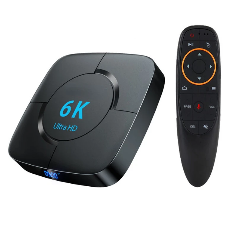 TV Box Voice Assistant 6K 3D Wifi 2.4G&5.8G 4GB RAM 64G Media player Very Fast Box Set Top Box