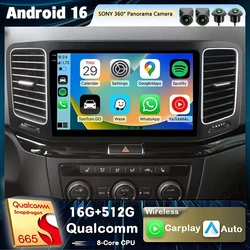 Android 16 Carplay Car Radio For Volkswagen VW Sharan 2012 - 2018 Multimedia Video Player Navigation GPS Stereo DVD Head Unit BT