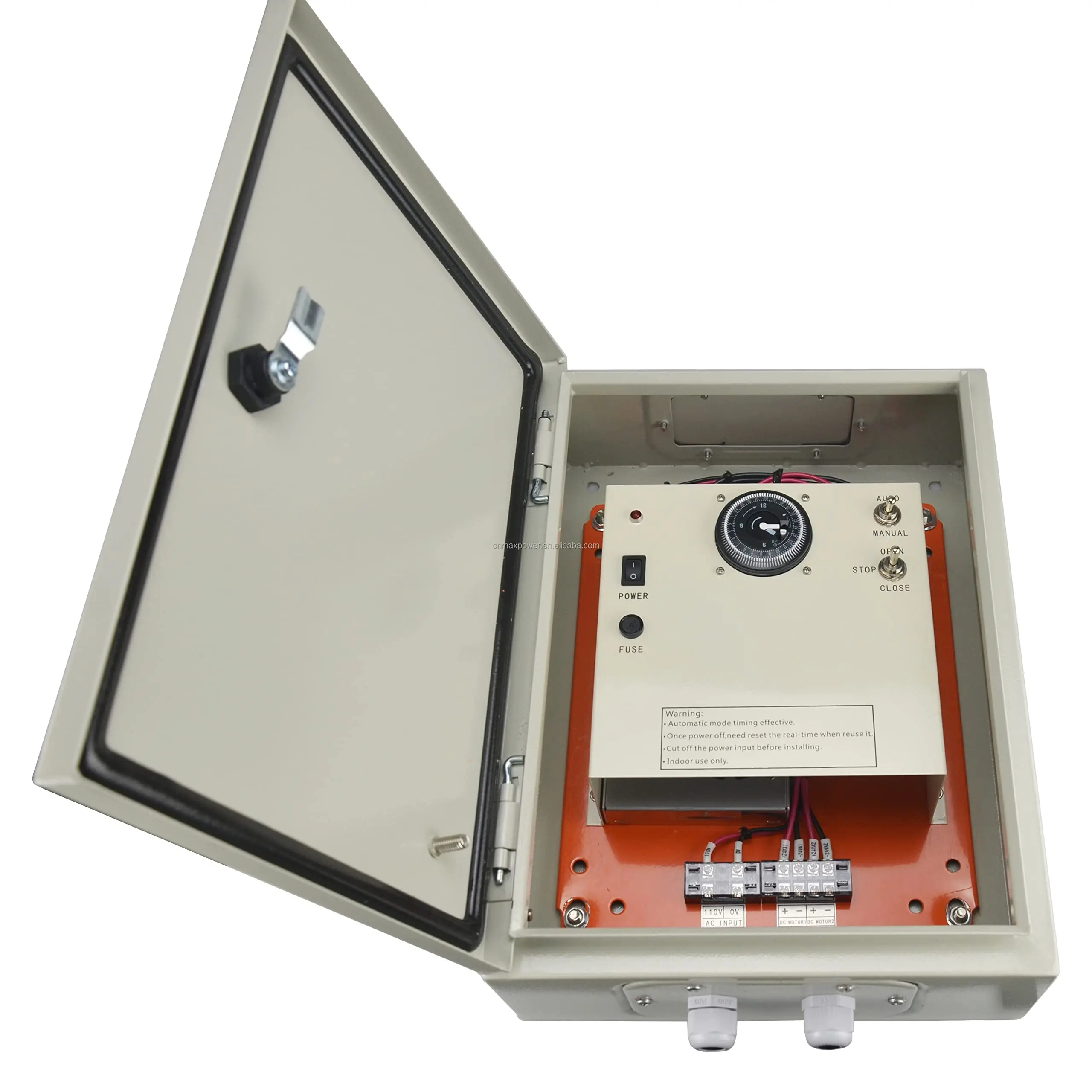 Greenhouse Roll Up Motor Time Controller AC110 to DC24V for 1-4 Sets Greenhouse Roll Up Motors