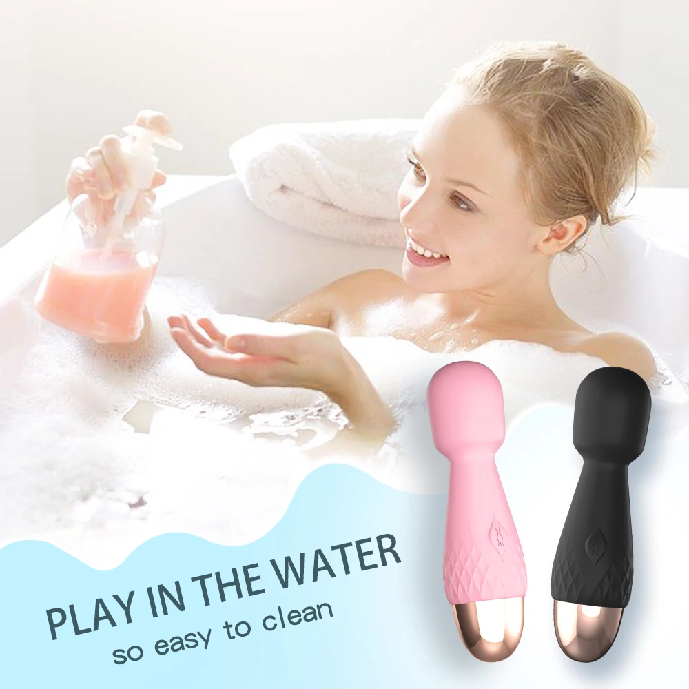 USB شحن عصا سحرية هزاز صغير -10 طرق اهتزاز قوي البظر G-بقعة مدلك لعبة الجنس سرية للنساء البالغات 18 + #2