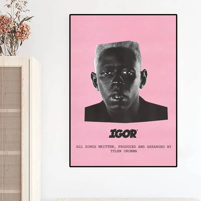 Raper Tyler The Creator wydruki plakat malarstwo ścienne sypialnia salon dekoracja domu