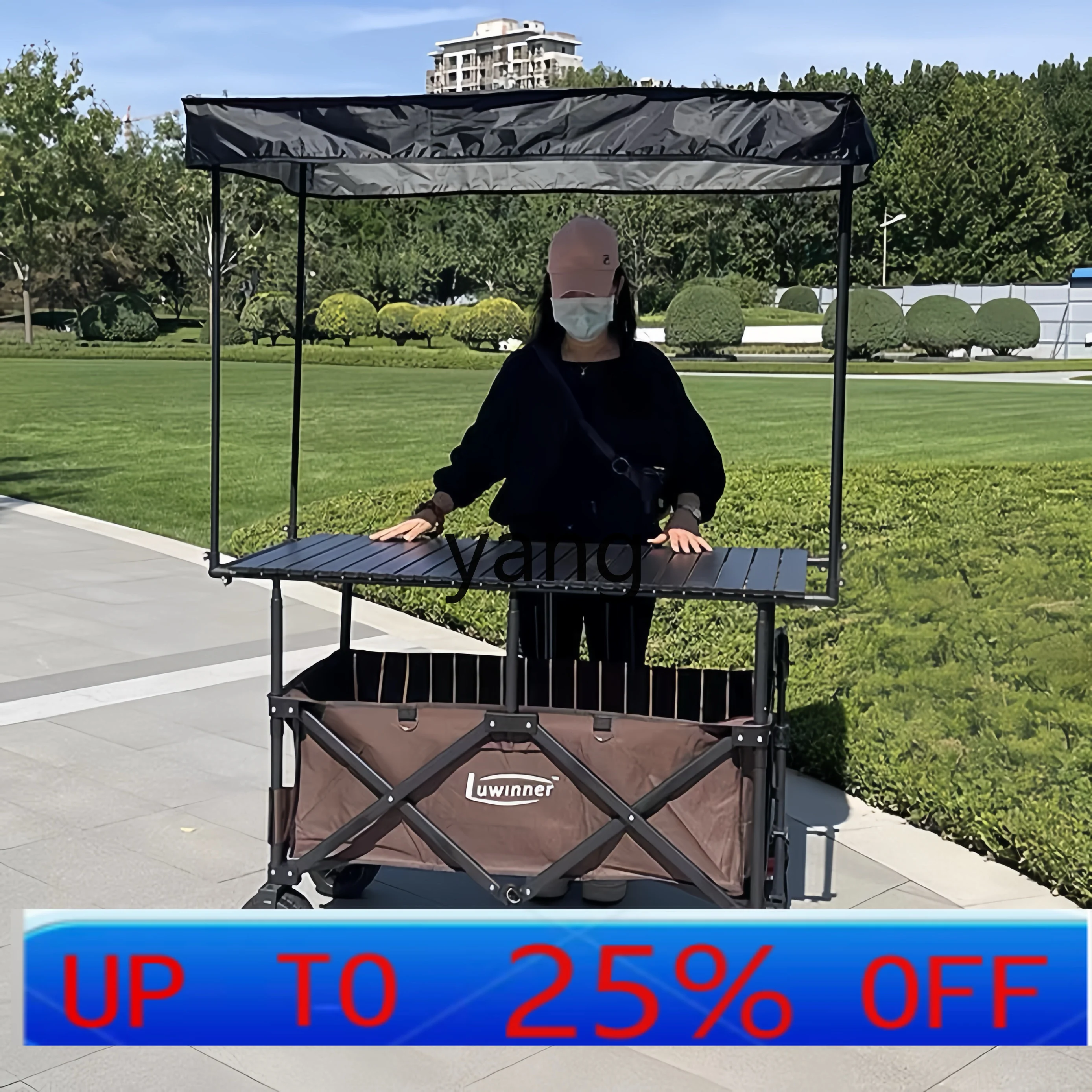 LHH liftable with awning stall car camp modified foldable and high stall