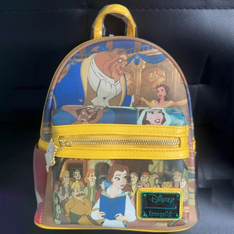 2024 New Spot Disney Loungefly Cinderella Mini Backpack Cute Children'S Backpack Outdoor Leisure Backpack Girl Gift