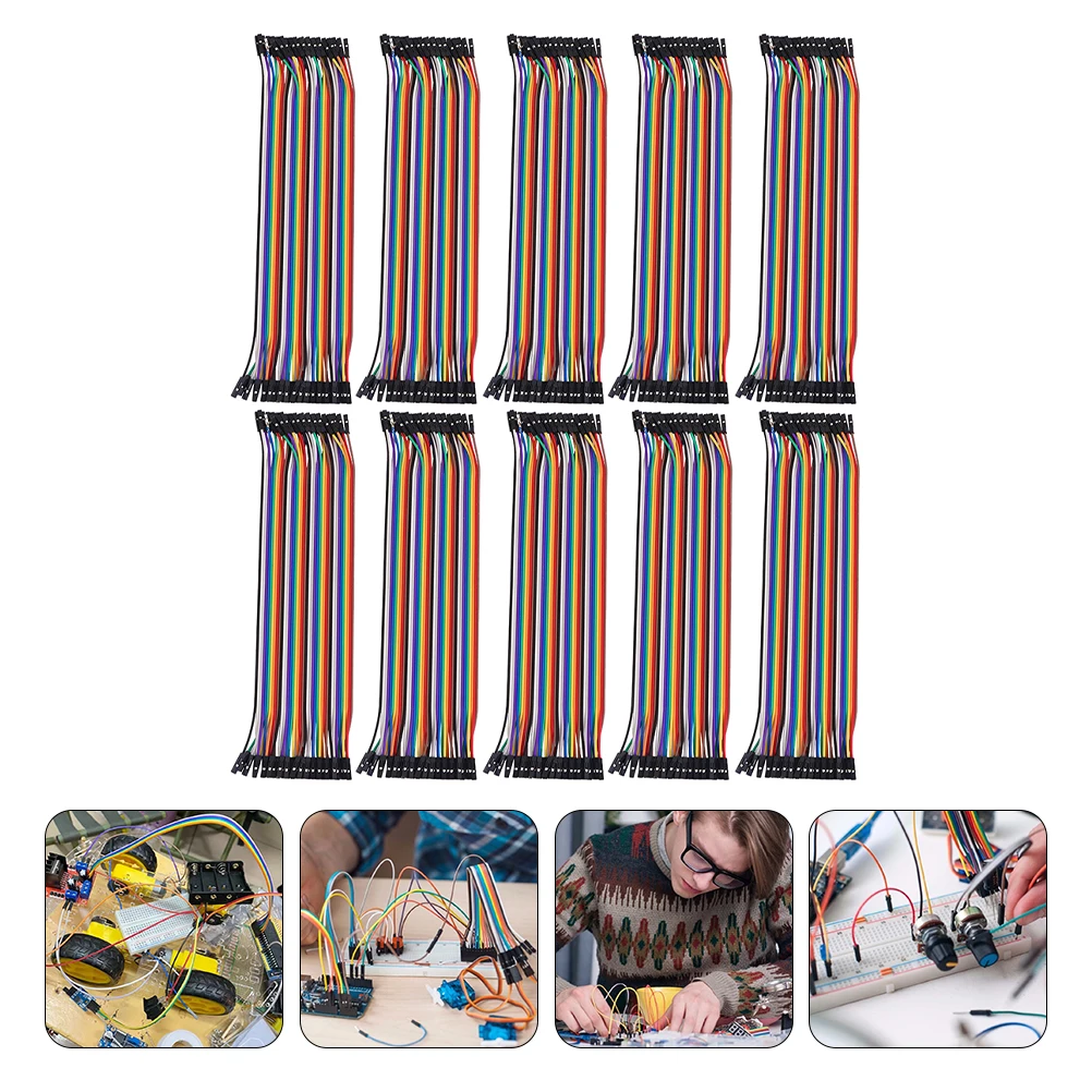 

10 PCS Line Preformed Breadboard Jumper Wire Cable Tinned Copper Solderless Wires
