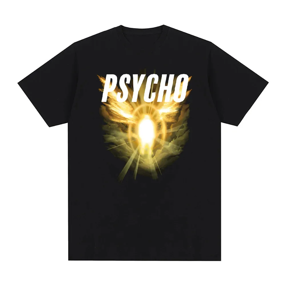 

Sacred Psycho Tee Dave Same as official website 100%Cotton 2025 NEW High Quality Tee-shirt Summer 100%Cotton Round Neck T shirt