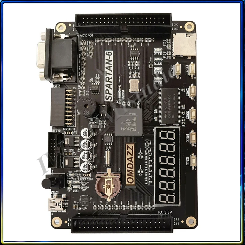Educational Demonstration Electronic Kit FPGA PCB Development Board Spartan6 XC6SLX16 with SDRAM SD Card VGA JTAG Programmer USB