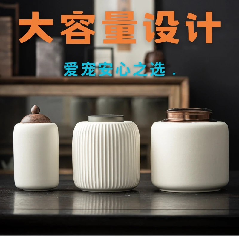 

Большая урна для домашних животных с двойной крышкой, герметичная, влагостойкая, для животных, собак, кошек, мемориальный прах смерти, банка для кремации по индивидуальному заказу