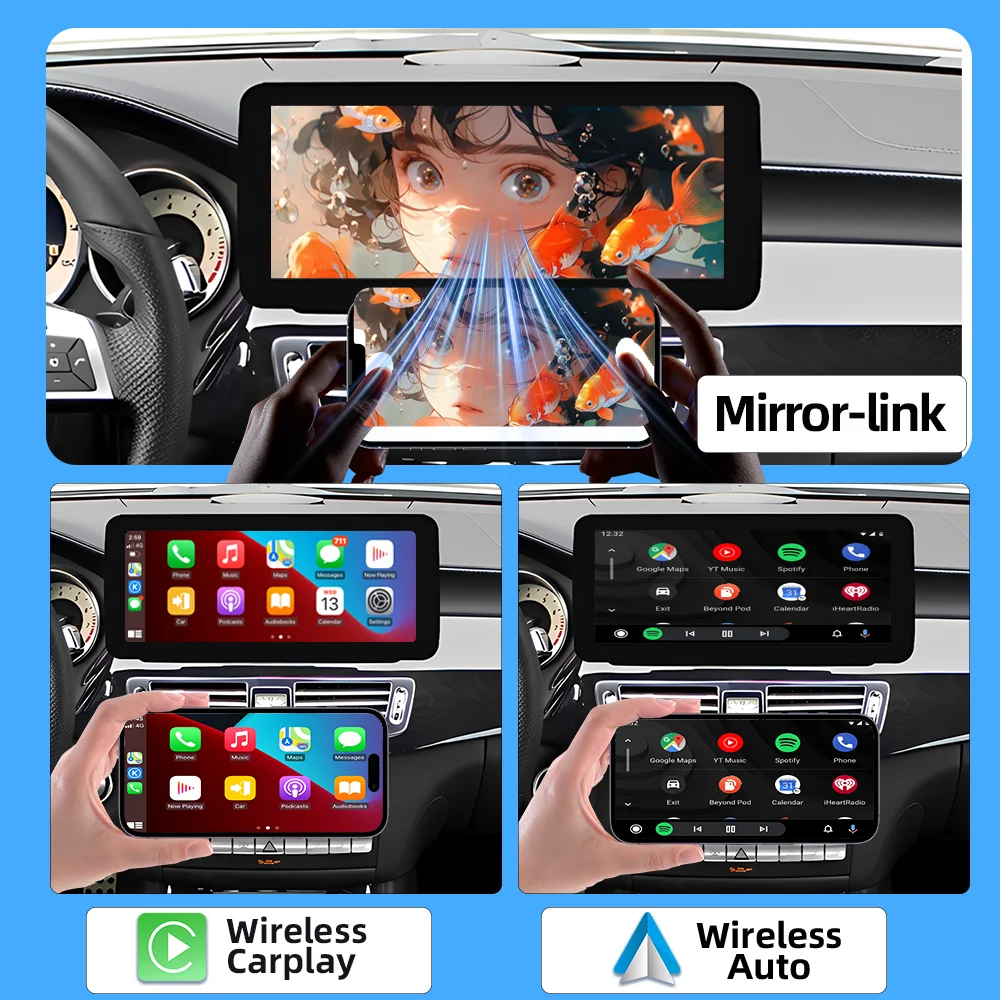 For Mercedes Benz CLS Class W218 X218 2012-2018 12.3 inch Linux System Car Radio Multimedia Player Wireless Carplay Android Auto