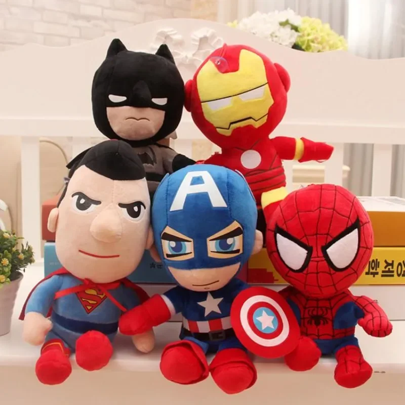 

Avengers Superman Batman Cartoon Blue Pink Stitch Plush Doll Anime Toy 30cm Plush Sewing Toy Children's School Bag Birthday Gift