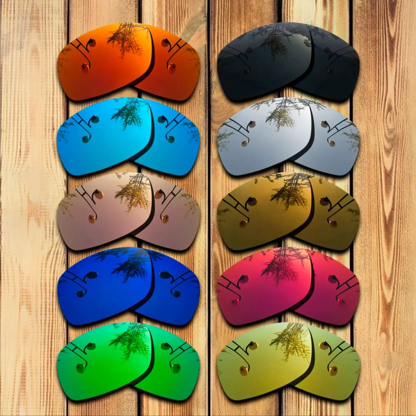 

100% Precisely Cut Polarized Replacement Lenses for-Oakley Ravishing Sunglass Good Fitness -Varieties