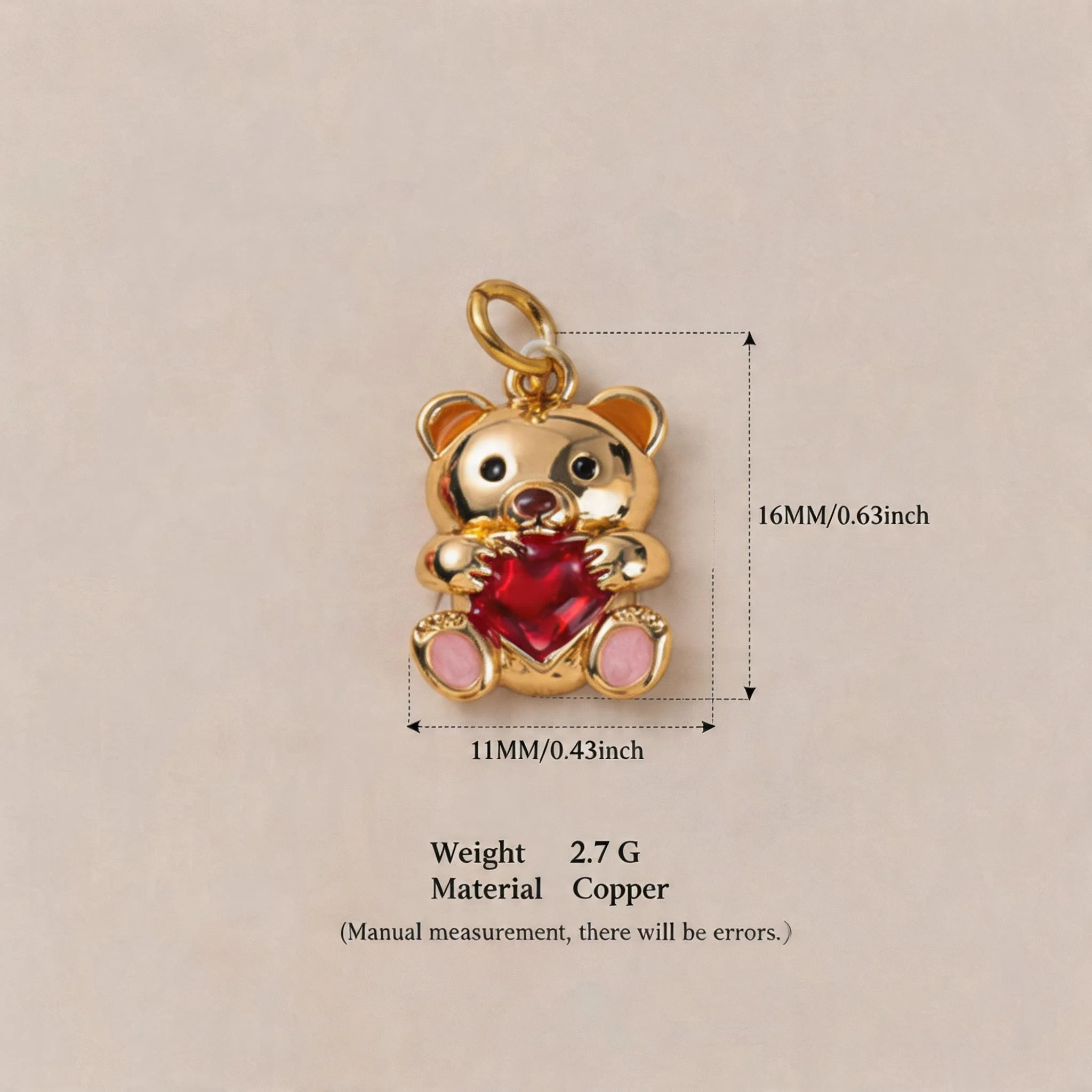 Neue modische und beliebte Valentinstags-Rosen-Liebesbouquet-Umschlag-DIY-Anhänger-Charms für Schmuck. – Detail 5
