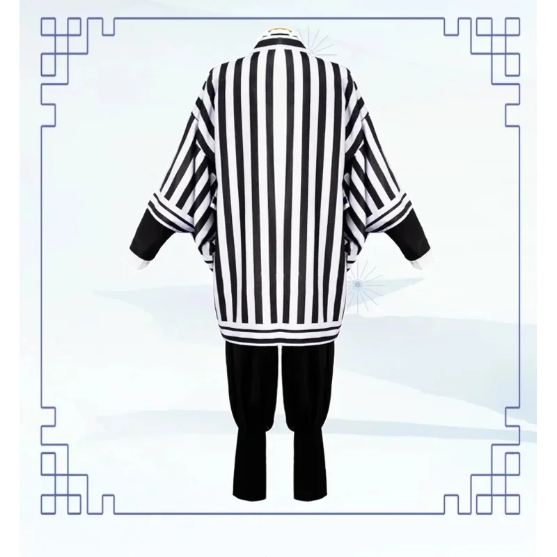 شيطان القاتل إيغورو أوباناي تأثيري حلي الكبار أنيمي كيميتسو نو يابا تانجيرو هالوين ازياء الملابس شعر مستعار مجموعة