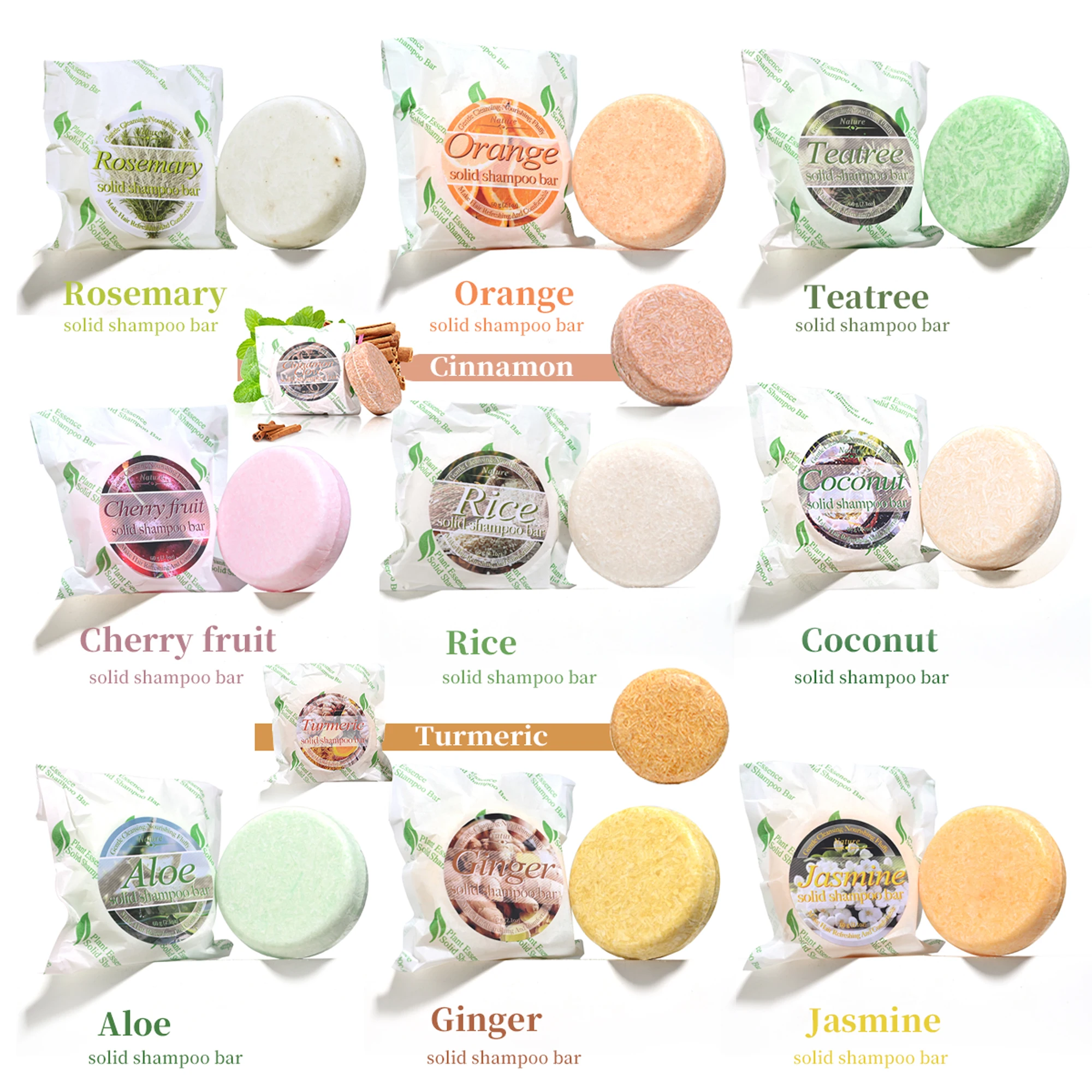 الياسمين جوهر العطر صابون شامبو الخضار زيت طبيعي الصابون الزنجبيل الخيزران الفحم المغذي التنظيف العميق العطر #6