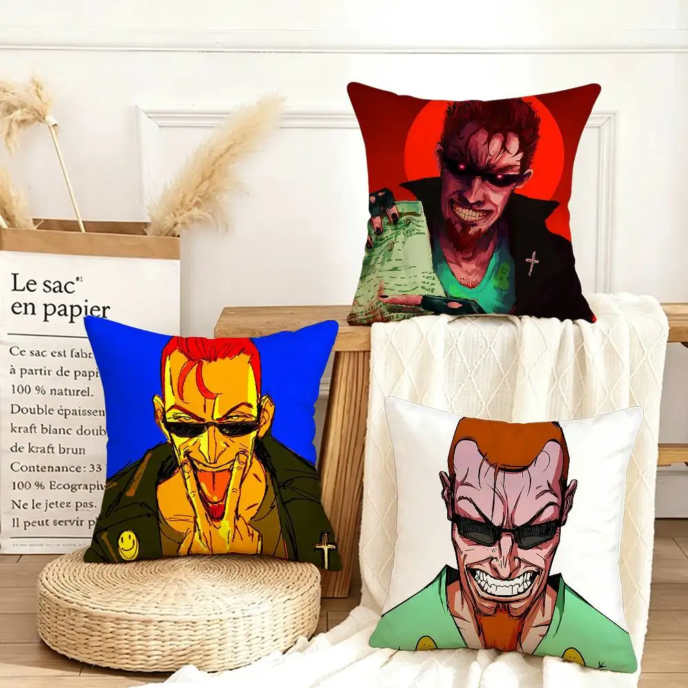 

The P-Postal D-Dude Customizable Various Sizes Square Pillow Case For Car Home Bedchamber Decor