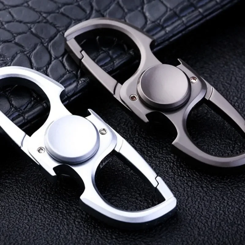 Keychain Fidget Spinner EDC Metal Relieve Stress Reducing Toys Bottle opener Spinning Top Gyroscope Antistresse Cool Things Gift