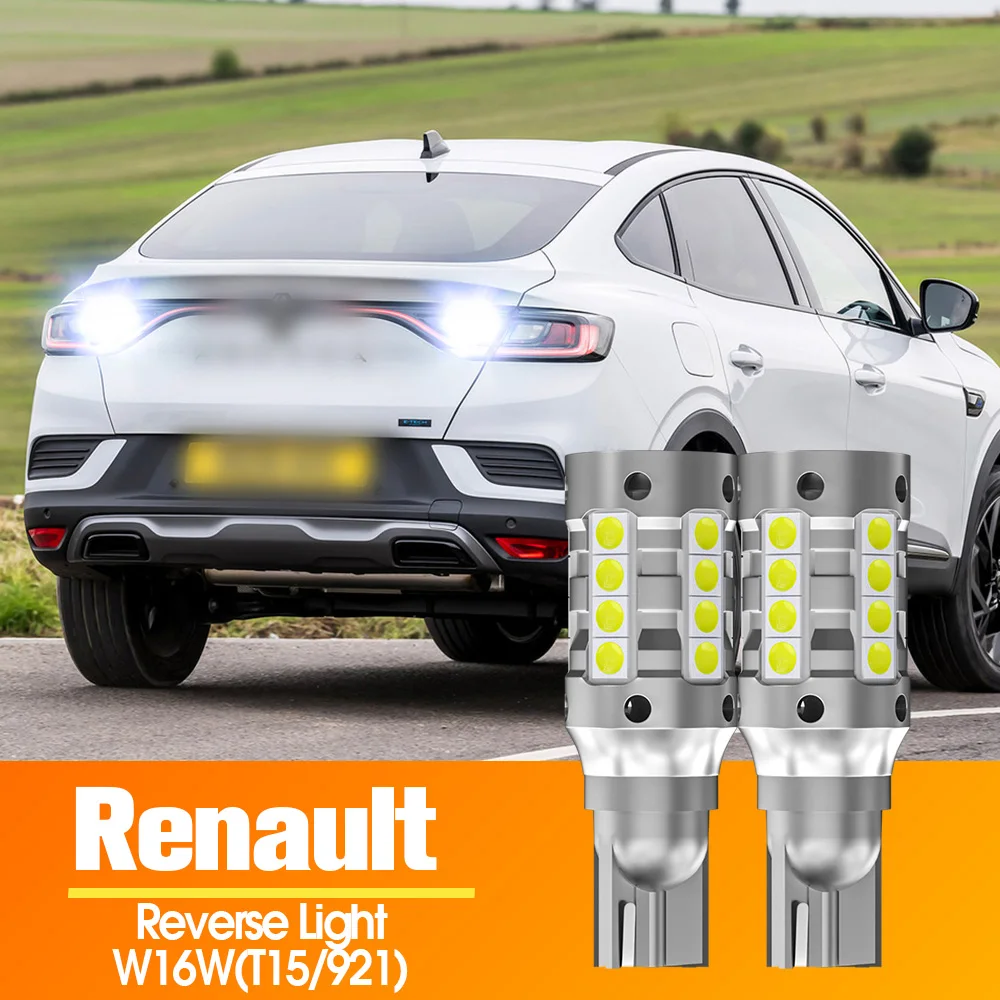 

2 шт. светодиодный фонарь заднего хода W16W T15 для Renault Arkana Espace 5 Fluence Grand Scenic 4 Koleos 1 2 Laguna 3 Megane Talisman Twingo