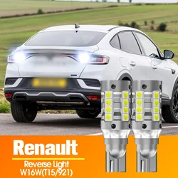 2pcs LED Reverse Light W16W T15 For Renault Arkana Espace 5 Fluence Grand Scenic 4 Koleos 1 2 Laguna 3 Megane Talisman Twingo