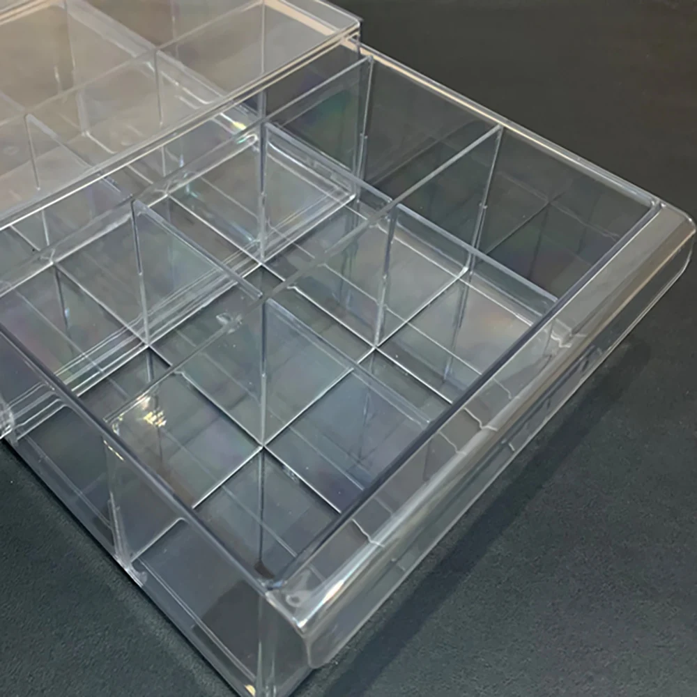 Transparent Ultra-large Capacity Card Case Plastic Trading Card Storage Box for PKM/MGT/YGO Card Games Collection