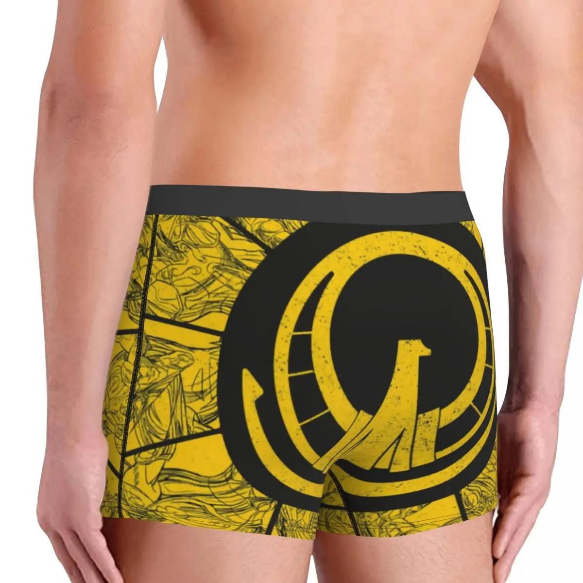 Custom Saint Seiya Knights Of The Zodiac Boxer Shorts For Men Sexy 3D Printed Anime Underwear Panties Briefs Soft Underpants