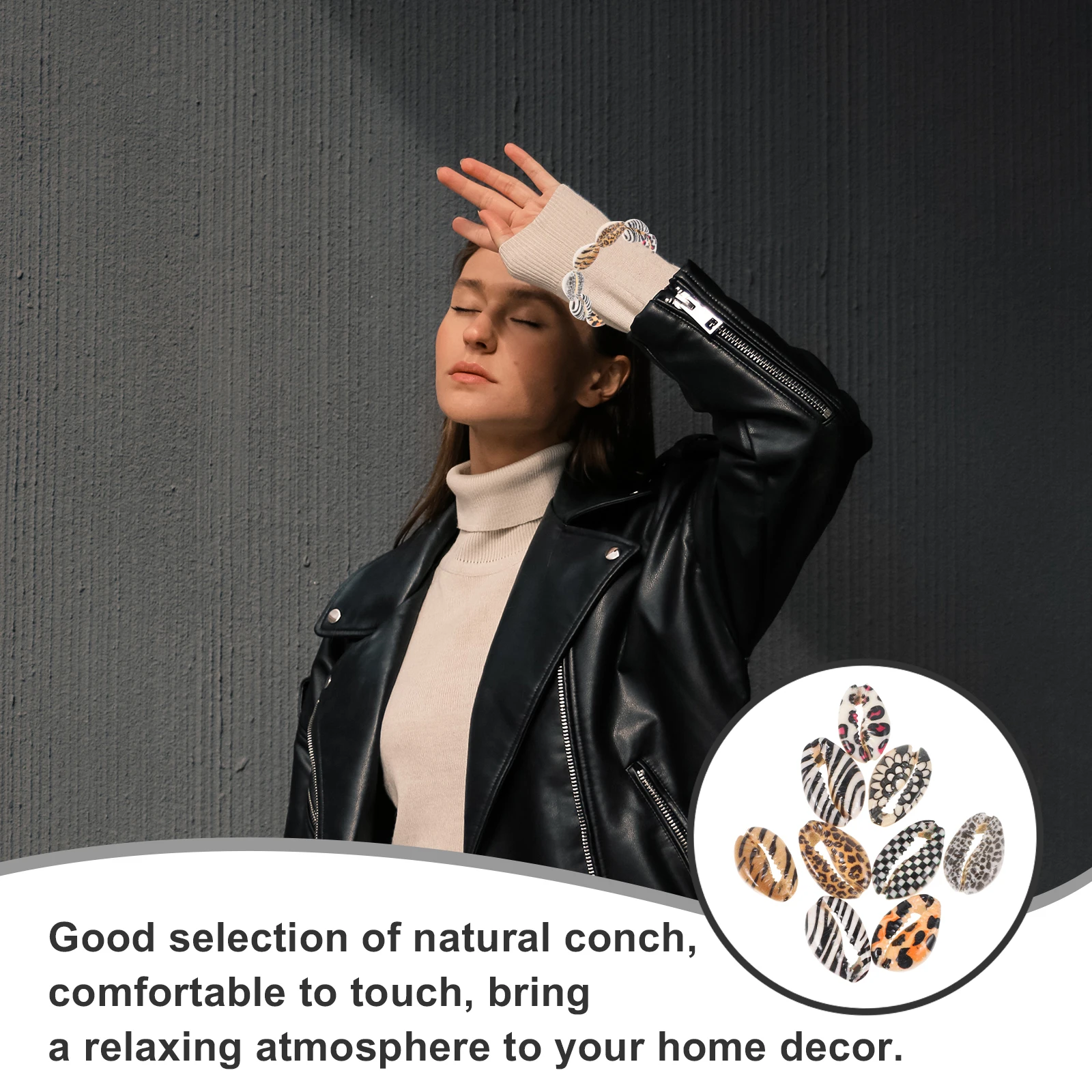 Conch Shell Beads Fish Tank Decor Diy Craft Adorn for Sea Shells Ornaments Decorations