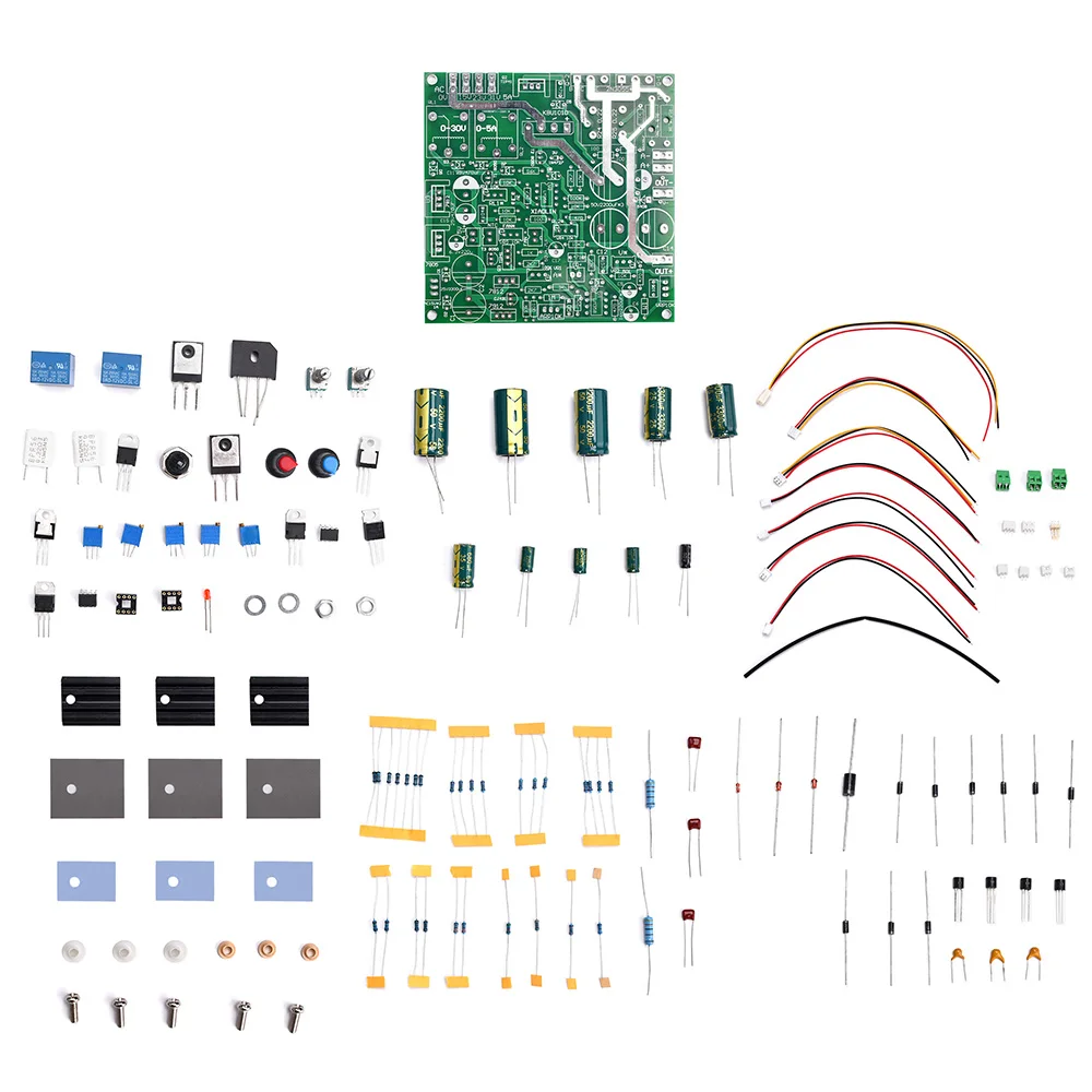 Adjustable power supply 0-30V 0-5A regulated constant current power supply board learning experimental power board kit module