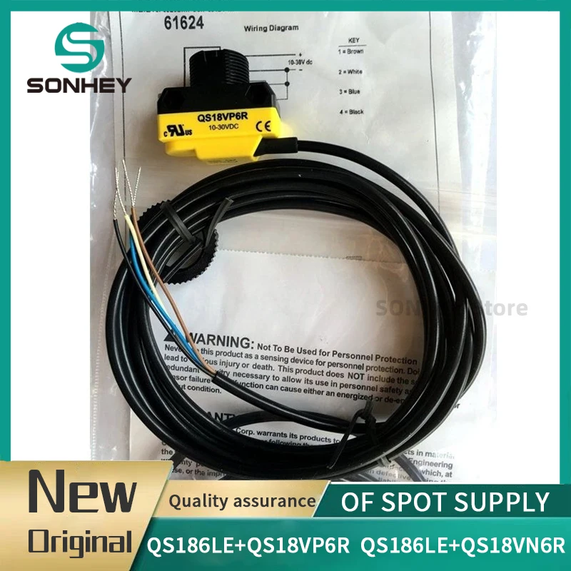 QS186LE+QS18VP6R photoelectric switch sensor, brand new original QS186LE+QS18VN6R