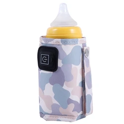 Universal USB Milk Water Warmer Travel Stroller Insulated Bag Portable Baby Nursing Bottle Heater