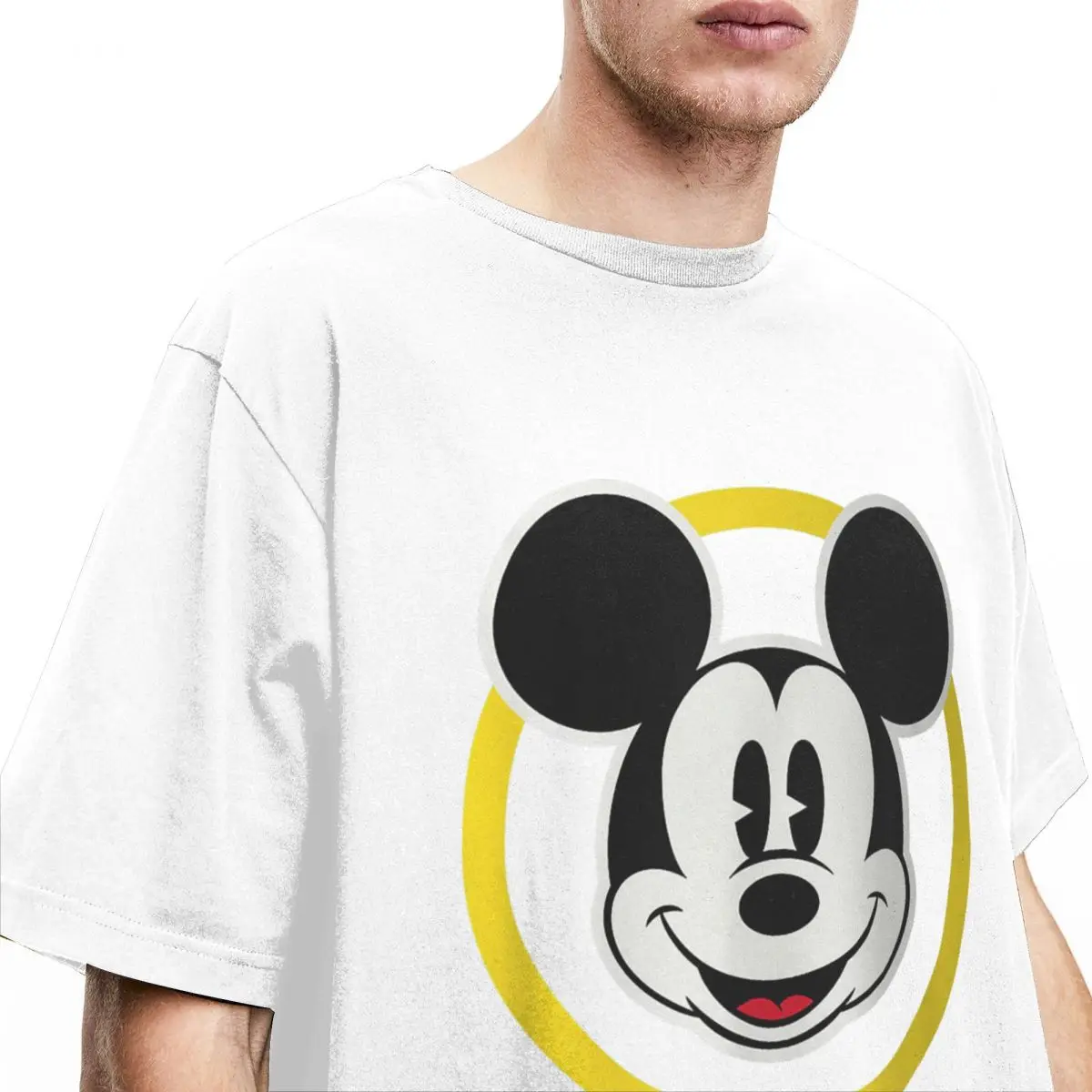 Forever Mickey Mouse Shirt Accessories for Men Women Cotton Funny Cartoon Tee Shirt Short Sleeve Tops Birthday Gift