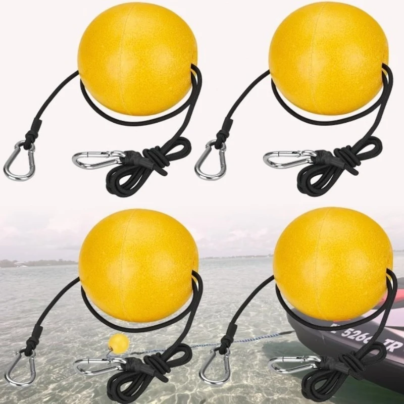1PC Anchor nylon rope buoy PVC buoyancy ball kayak rubber boat assault boat buoyancy ball