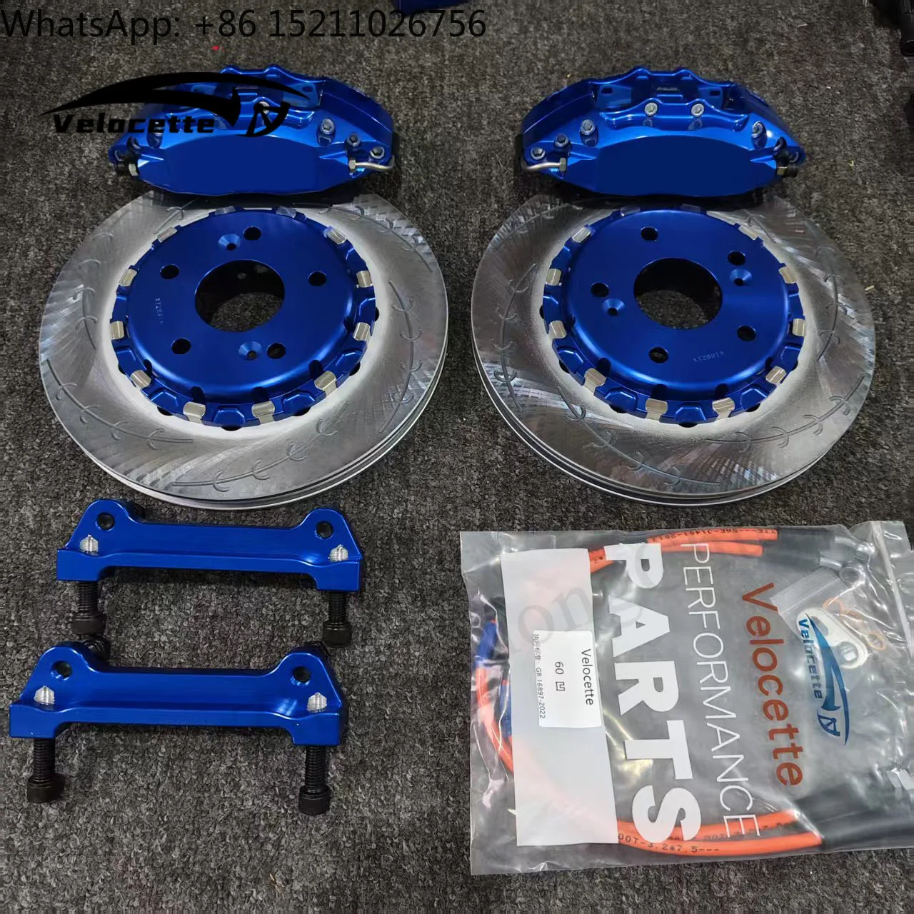 

Автомобильный цветной логотип, суппорт переднего колеса, 4-поршневой большой тормозной суппорт, комплект 302, ротор для Honda Civic Ek9