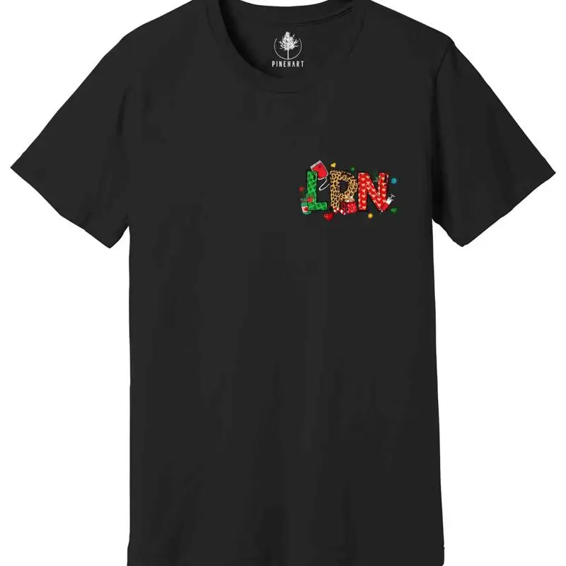 

Рождественская рубашка LPN, лицензированная рождественская футболка для медсестры