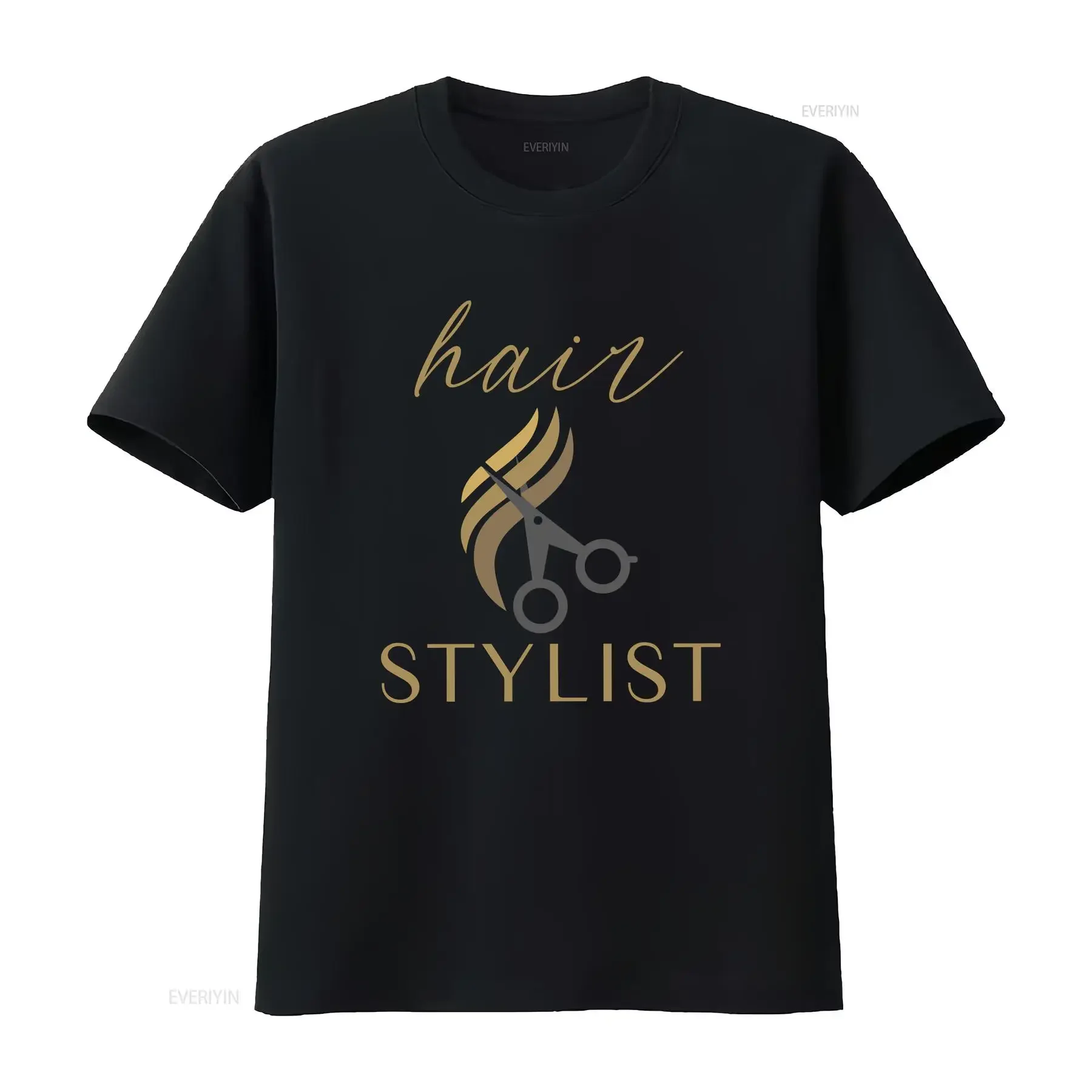 Hair StylisT T Shirt For Hustler Hairstylist Style Beautician vintage Washed Slightly Casual homme Breathable Versatile fashion