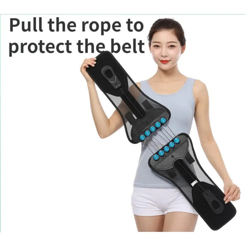 

Pull Rope Pulley Orthopedic Waist Support Pain Relief Lumbar Posture Corrector Adjustable Breathable Waist Trainer Brace Belt