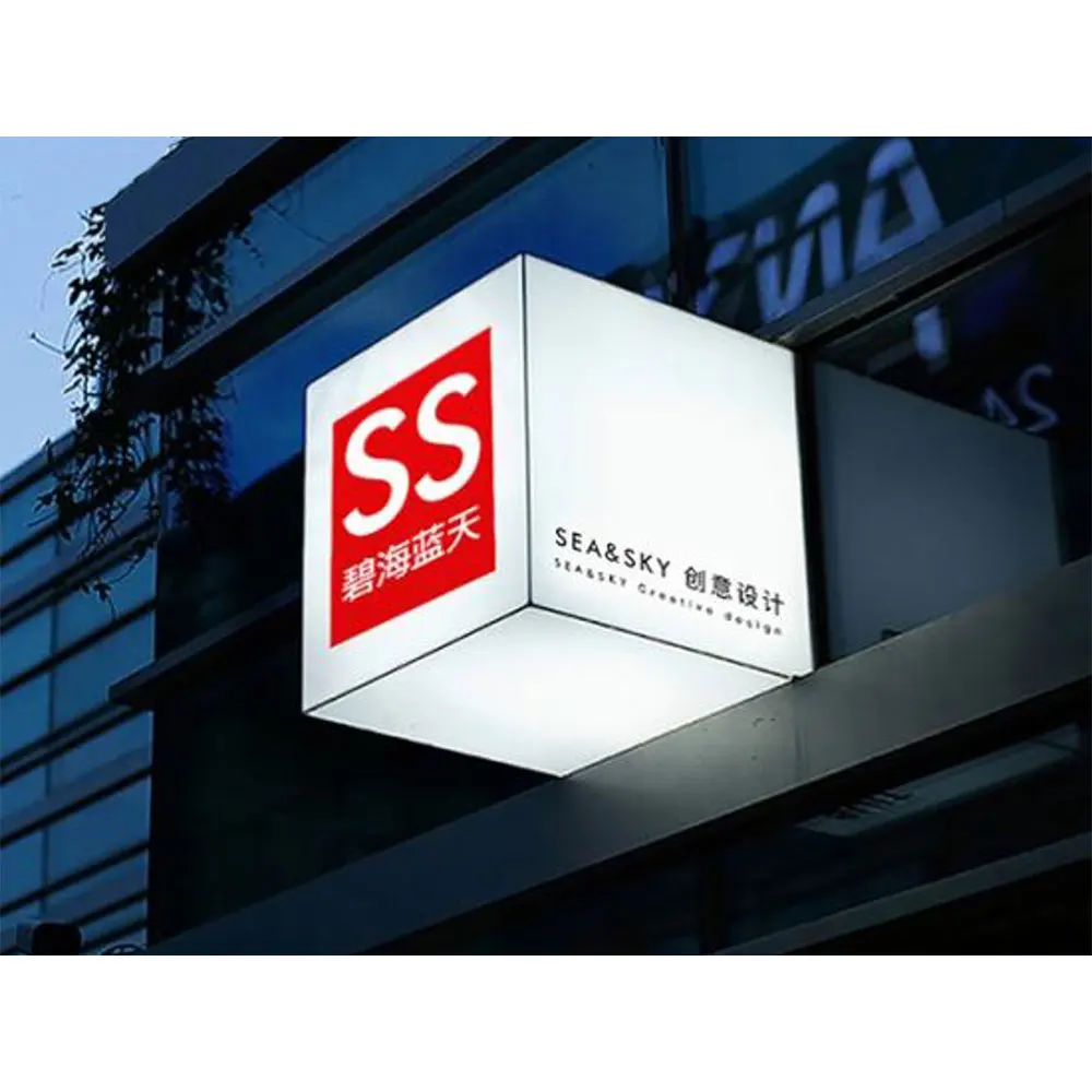 

Outdoor creative Rubik's Cube rectangular LED display panel for retail store advertising