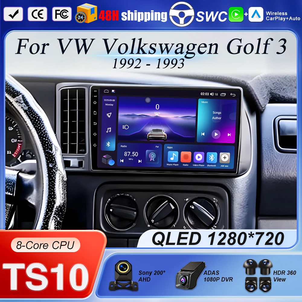 Wireless CarPlay Android Auto Radio For Kia Morning Picanto 2004-2007 Stereo Car Multimedia Video Player GPS no 2din DVD wifi 5g