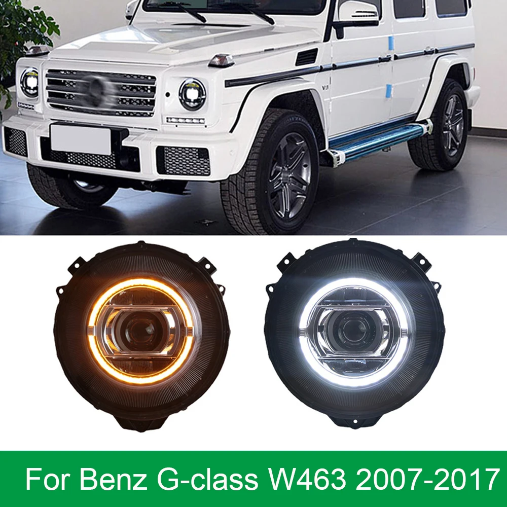 

Car Led Headlights for Benz W463 Headlight 2007-2017 G350 G500 G55 G63 Headlamp DRL Signal Projector Lens Automotive Accessories