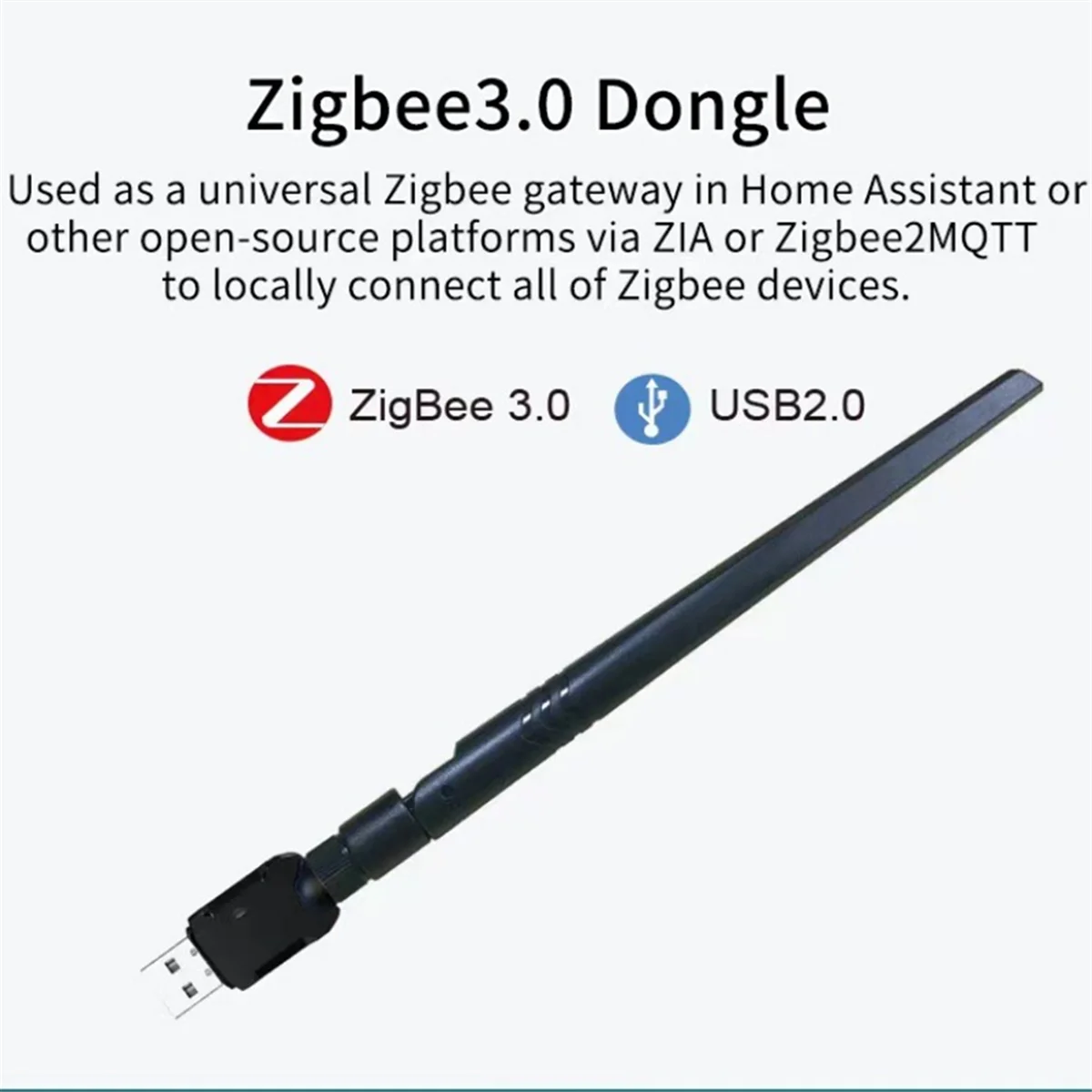 ZigBee 3.0 USB Dongle Plus-E Wireless Open Source Hub for Home Assistant OpenHAB Zigbee2MQTT ZHA USB Zigbee Gateway