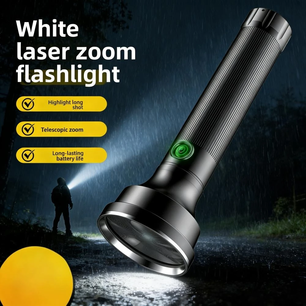 

Фонарь с высокой яркостью, регулируемым фокусом, длительным временем работы, перезаряжаемый, дальнобойный, для наружного освещения, патрулирования и домашнего использования