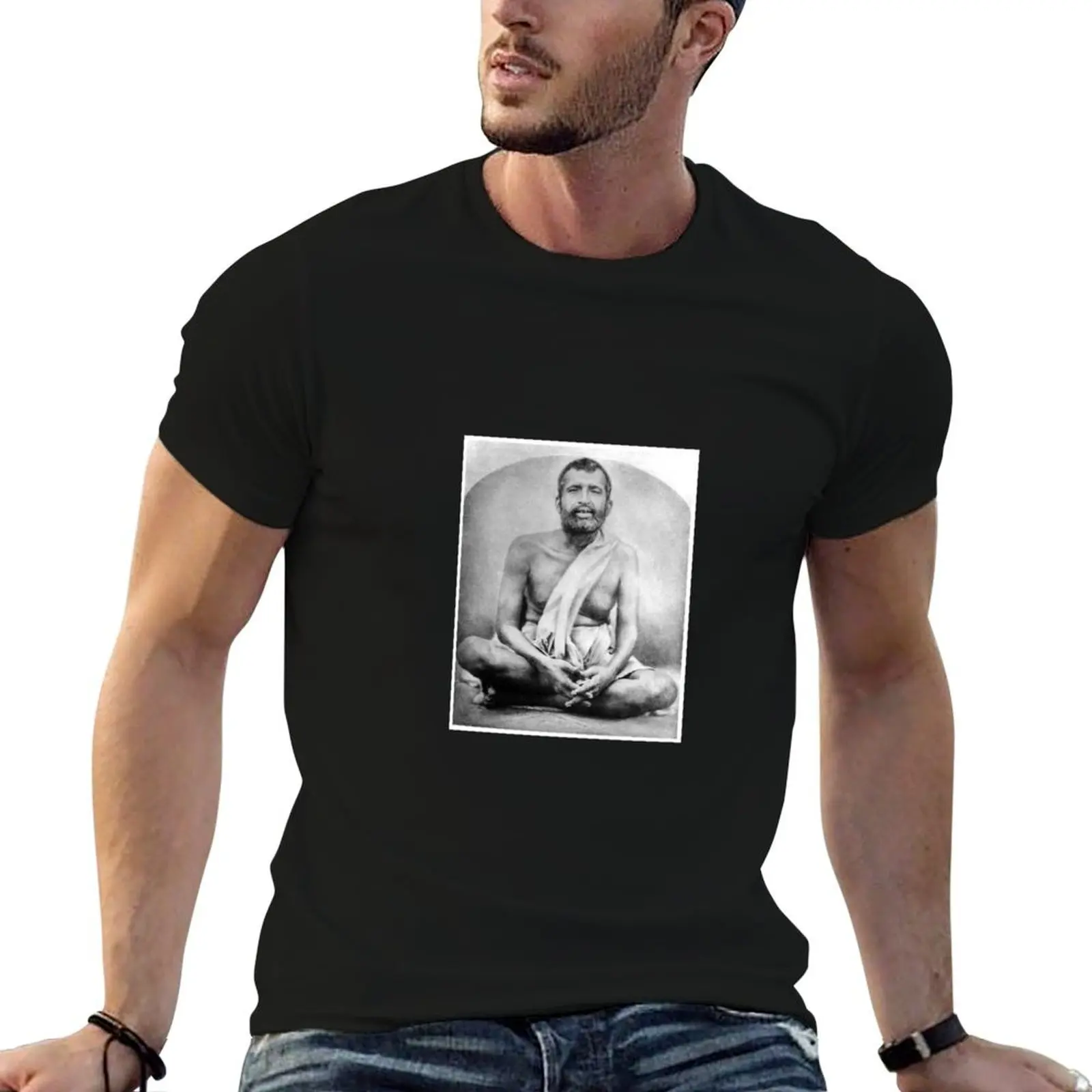 RAMAKRISHNA T-Shirt t shirt man designer funny t shirts man t shirts for man graphic vintage T-shirt