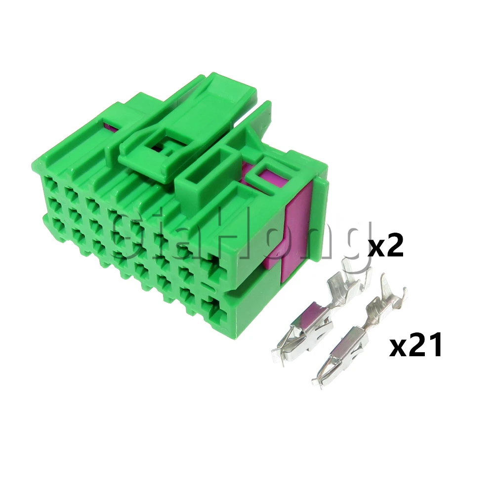 1 Set 23 Ways 1J0962623B AC Assembly Auto Plastic Housing Unsealed Computer Central Control Plug Car Electrical Composite Socket