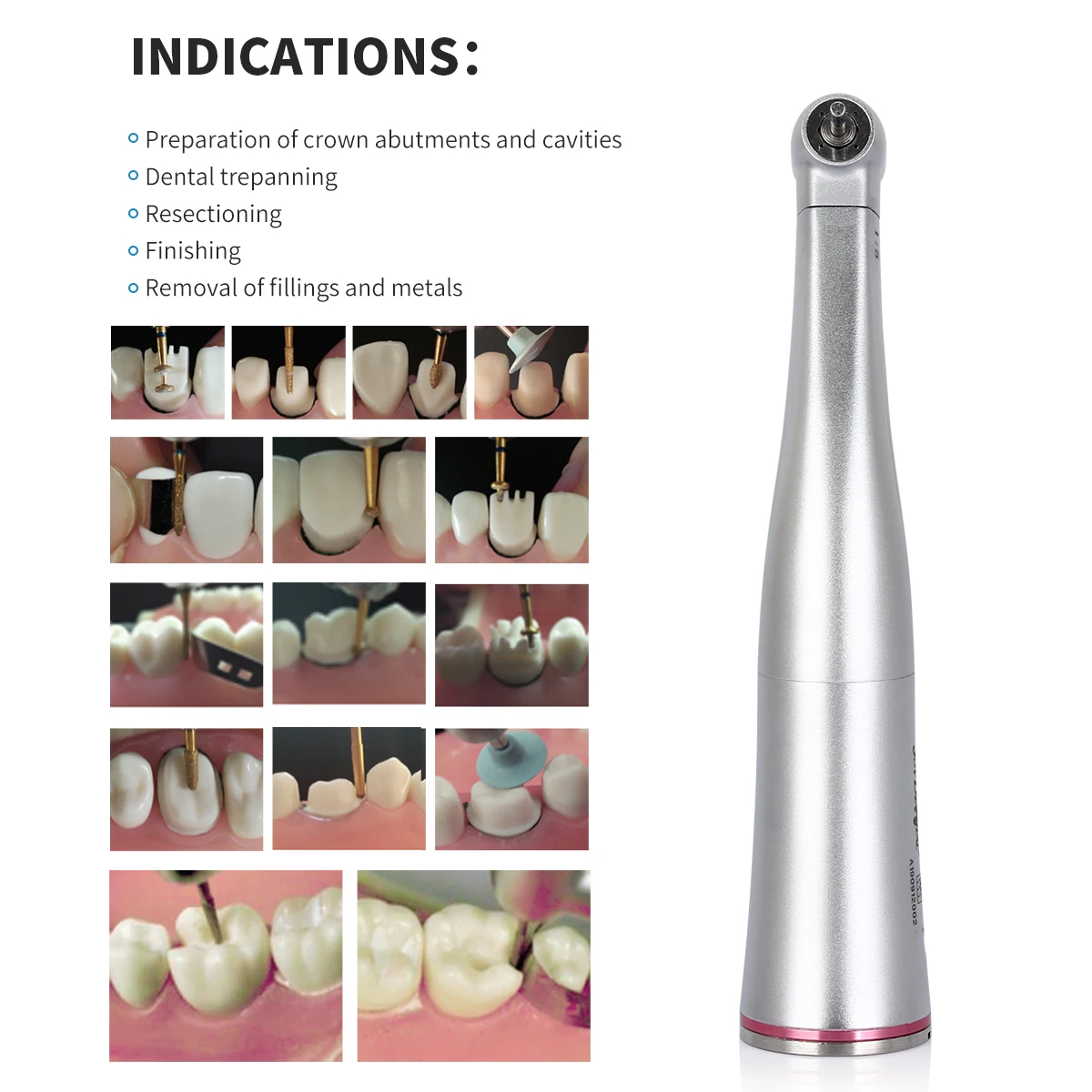 JOYDENTAL 1:5 dentystyczny 1:1 światłowodowy kątnica LED łożyska ceramiczne wewnętrzny przycisk 4 Way Spray narzędzie stomatologiczne