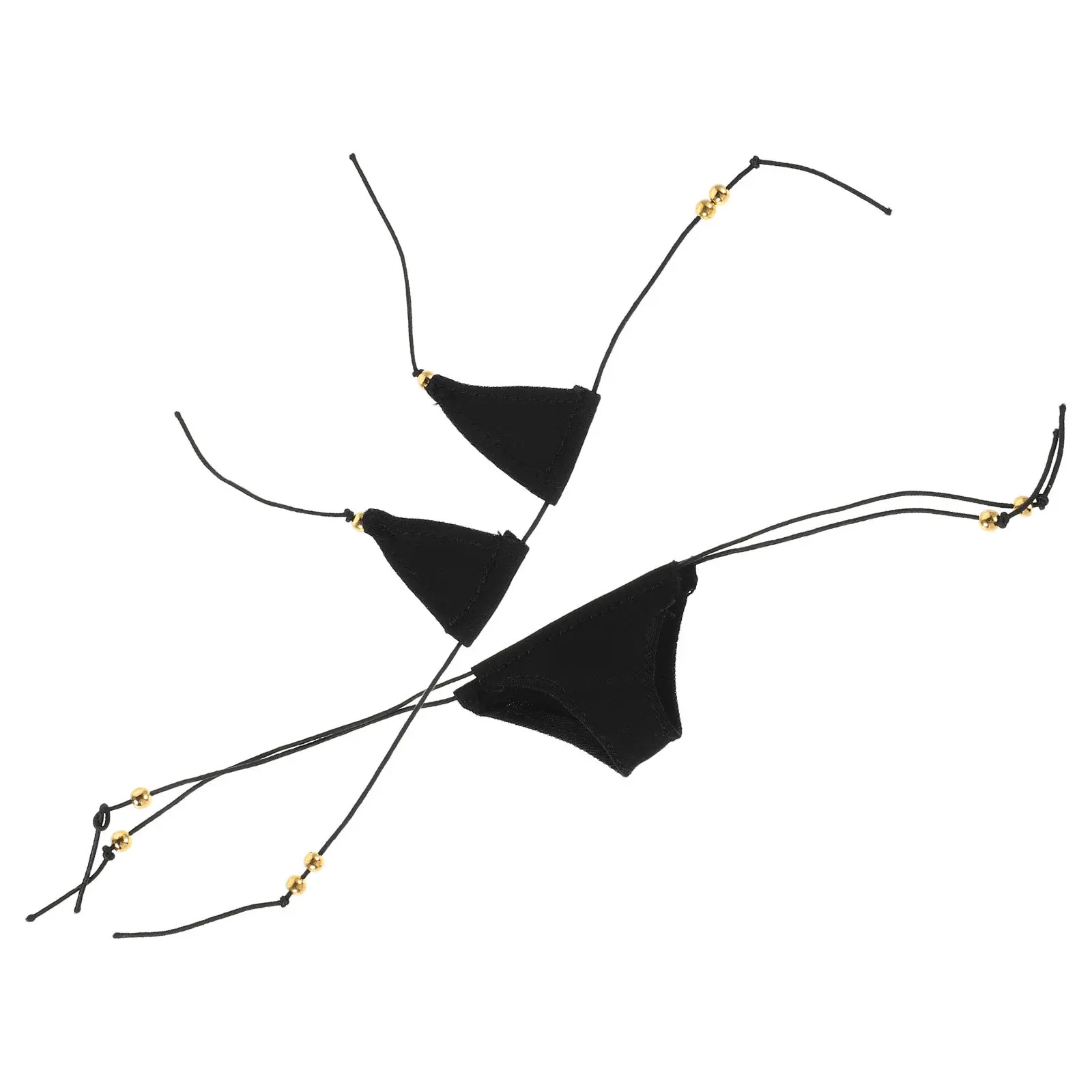 1 set badpak-outfitset schattige bikini voor actiefiguur zomervakantie kleding kinderen diy accessoires miniatuur strandkleding