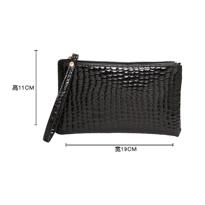 1 Pc Fashion Women Crocodile Print Cosmetic Bag Travel Neceser PU Leather Makeup Bag Lady Make Up Pouch Toiletry Organizer Case