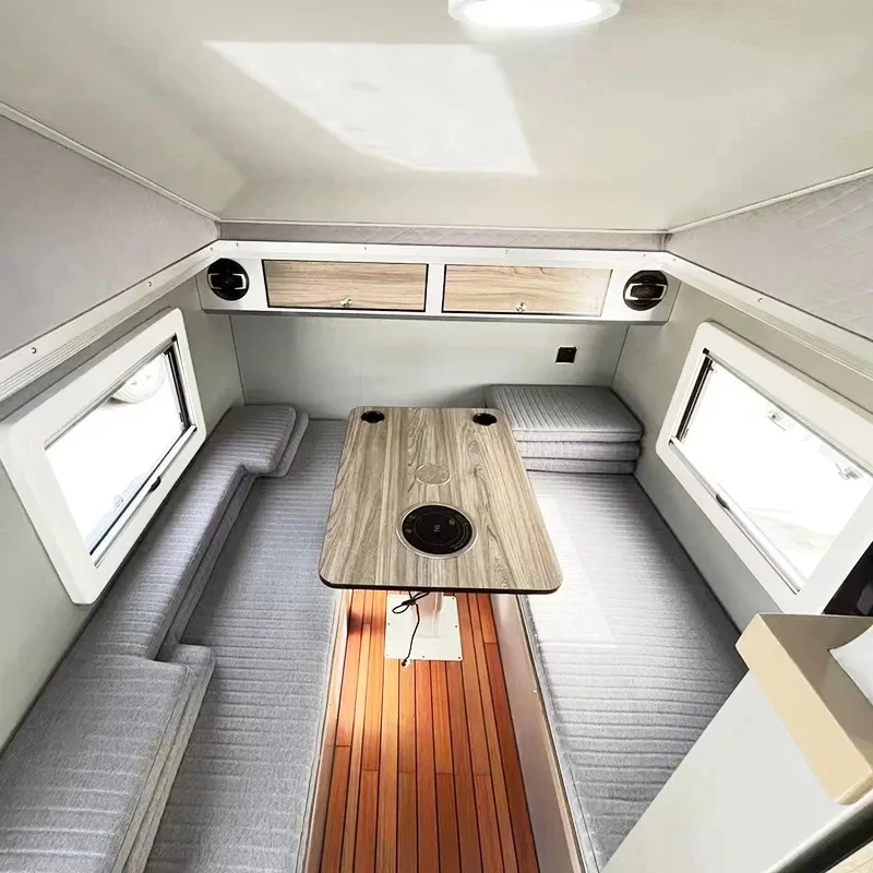 Best Selling Trailer Hardtop Mobile Roof Top Self-Driving Outdoor Aluminum Self-Towing Exterior AccessoriesHigh Quality