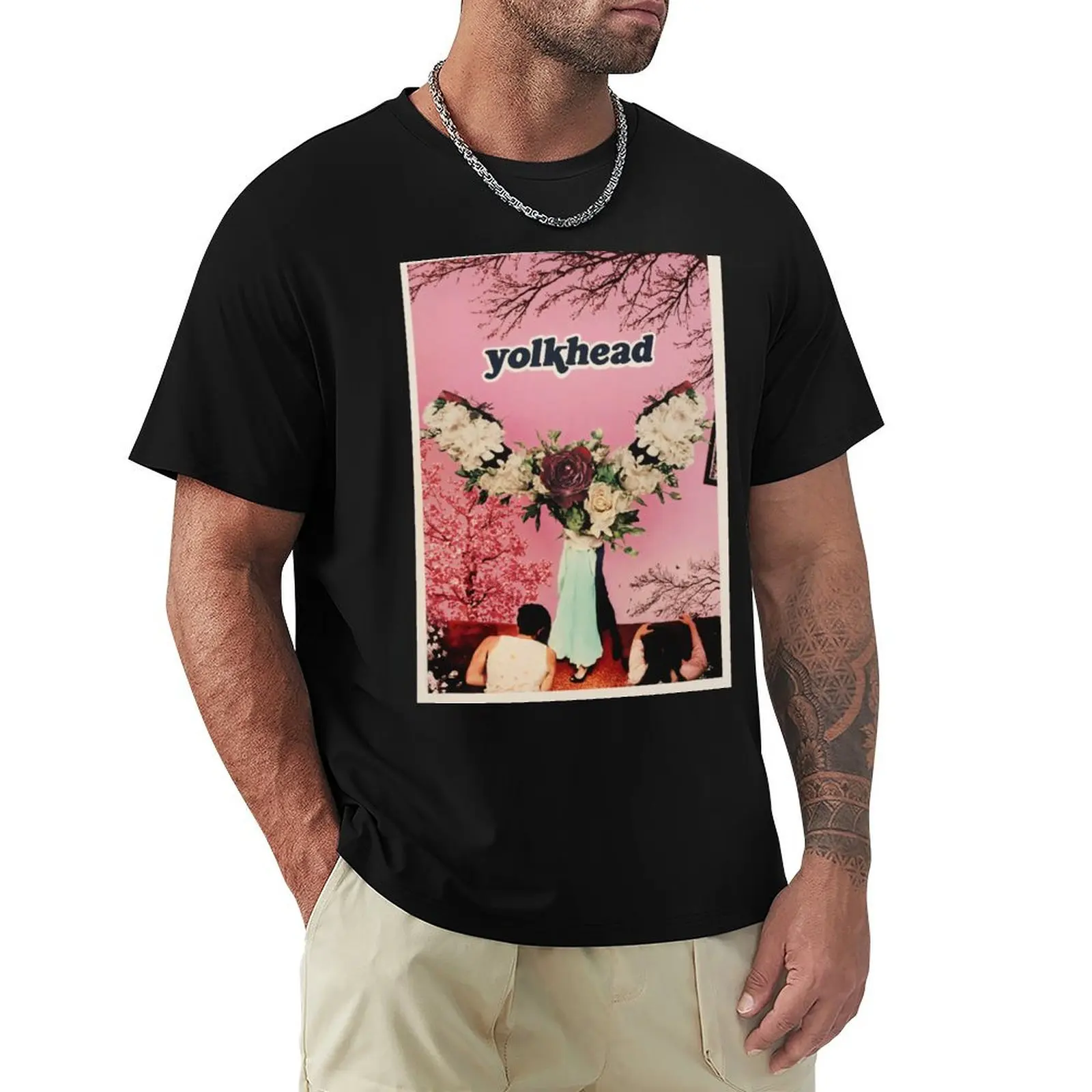 

Yolkhead in Florals T-Shirt custom t-shirts oversized t shirt for a boy anime mens vintage t shirts