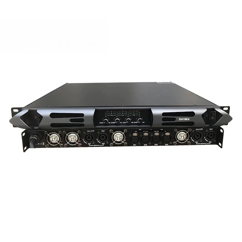 

SANWAY DA18K4 18000W 4-Channel 1U Class D Audio Power Amplifier Metal Shell 8 Ohm & 4 Ohm Impedance