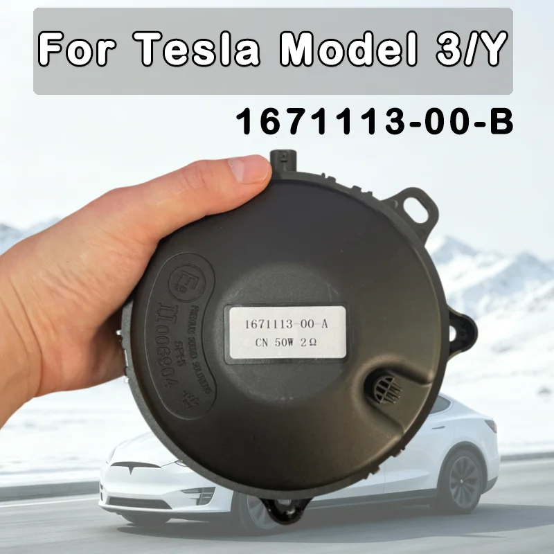 OEM 1671113-00-B Pour Tesla Model 3/Y – Klaxon d'avertissement piétonnier neuf, durable et de haute qualité – Pièce de rechange 1671113